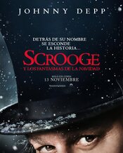 Cartel de Scrooge y los fantasmas de la Navidad
